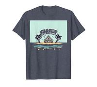 Life is Short Achetez Le Beach House Coastal Dream T-Shirt, Homme, Bleu Chiné, 3XL