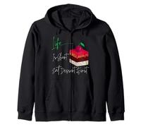 Life is Short Eat Dessert Premier Signe de Profiter de la Vie Sweat à Capuche