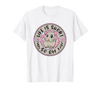Life is Short So Am I Court Queue Longue Queue Chinchilla T-Shirt