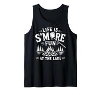 Life is S'more Fun At The Lake Campfire - Graphique de Camping Débardeur