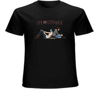 Life is Strange Men's T-Shirt Unisex Tees Casual Graphic Comfortable Tops Black XL