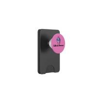 Life is Sweet Cupcake Illustration de Boulangerie PopSockets PopWallet pour MagSafe