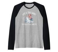 Life is Too Short to Fold Drap-Housse Crazy Driven Fun Manche Raglan