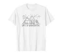Life is Vantastic, Minimaliste Camper Van Life T-Shirt