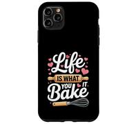 Life is What You Bake It Fouet avec Citation Coque pour iPhone 11 Pro Max