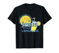 Life Lemons Jesus Making Lemonade Christian Faith Citation T-Shirt