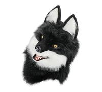 Life Like Canine Tête complète confortable Chapeau réaliste Design pour cosplay et événement à thème Accessoire de déguisement