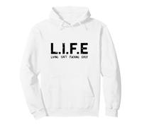 Life Living Isn't Fucking Easy Acronyme Sarcastique drôle Sweat à Capuche