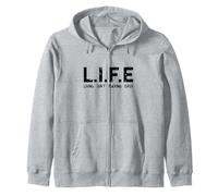 Life Living Isn't Fucking Easy Acronyme Sarcastique drôle Sweat à Capuche