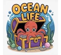 LIFE Ocean Coloring Book for Kids Ages 2-8: Big Boost Creativity For Boys And Girls Easy Outlines Family Time Improve Fine Motor Skills Build Focus ... Boys And Girls Easy Outlines Family Time I