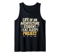 Life of an Architecture Student Eat Sleep Project - Débardeur