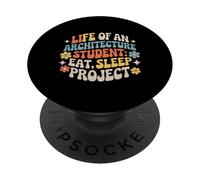 Life of an Architecture Student Eat Sleep Project - PopSockets PopGrip Adhésif