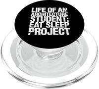 Life of an Architecture Student Eat Sleep Project - PopSockets PopGrip pour MagSafe