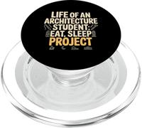 Life of an Architecture Student Eat Sleep Project - PopSockets PopGrip pour MagSafe