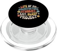 Life of an Architecture Student Eat Sleep Project - PopSockets PopGrip pour MagSafe