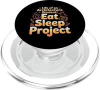 Life of an Architecture Student Eat Sleep Project - PopSockets PopGrip pour MagSafe