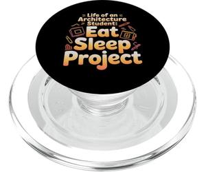 Life of an Architecture Student Eat Sleep Project - PopSockets PopGrip pour MagSafe