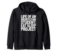 Life of an Architecture Student Eat Sleep Project - Sweat à Capuche