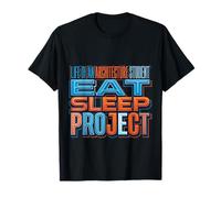 Life of an Architecture Student Eat Sleep Project - T-Shirt