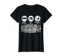 Life of an Architecture Student Future Architect Carrière T-Shirt Graphique avec Valeur