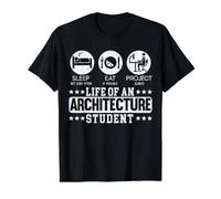 Life of an Architecture Student Future Architect Carrière T-Shirt Graphique avec Valeur