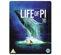 L'odyssée De Pi Blu-Ray 3d + 2 D Steelbook Zavvi Lenticulaire 2013 Region Libre