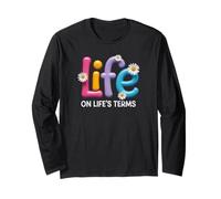 Life on Life's Terms Sober Recovery NA AA Gifts T-Shirt Manche Longue