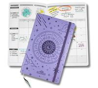 Life Planner, Agenda de motivation fabriqué en Italie, Agenda 12 mois, de janvier à décembre 2026, planificateur hebdomadaire et mensuel, espaces dédiés aux pensées et aux réflexions (Constellation