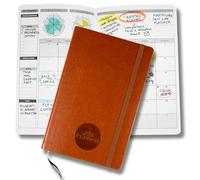 Life Planner, Agenda de motivation fabriqué en Italie, Agenda 12 mois, de janvier à décembre 2026, planificateur hebdomadaire et mensuel, espaces dédiés aux pensées et réflexions (Vintage, Petite)