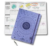 Life Planner, Agenda de motivation fabriqué en Italie, Agenda 12 mois, de janvier à décembre 2026, planificateur hebdomadaire et mensuel, espaces dédiés aux pensées et réflexions (Constellation