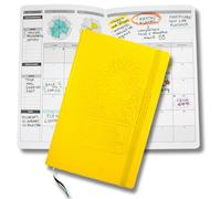 Life Planner, Agenda de motivation fabriqué en Italie, Agenda 12 mois, de janvier à décembre 2026, planificateur hebdomadaire et mensuel, espaces dédiés aux pensées et aux réflexions (Trust The Vibes