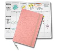 Life Planner, Agenda de motivation fabriqué en Italie, Agenda 16 mois, de septembre 2025 à décembre 2026, planificateur hebdomadaire et mensuel, espaces dédiés aux pensées et réflexions (Know Your