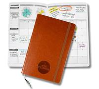 Life Planner, Agenda de motivation fabriqué en Italie, Agenda 16 mois, de septembre 2025 à décembre 2026, planificateur hebdomadaire et mensuel, espaces dédiés aux pensées et réflexions (Vintage)