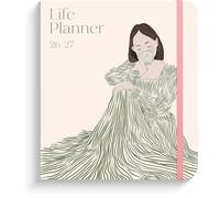 Life Planner Decor Green flow 26/27: Schuljahresplaner 2026/2027