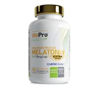 Life Pro mélatonine à libération prolongée 90 capsules végétaliennes | Capsules végétaliennes de mélatonine à libération prolongée | Vous aide à vous endormir et à soulager le décalage horaire