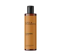 Life & Pursuits Huile corporelle au curcuma 200 ml - Huile de massage ayurvédique naturelle avec vitamine E, huile de noix de coco, amande et squalane | Réduit les taches brunes, éclaircit la peau
