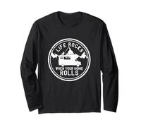 Life Rocks When Your Home Rolls Chemise Humoristique pour Camping Manche Longue