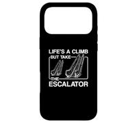 Life 's A Climb But Take The Escalator for Escalator Mechanic Coque pour iPhone 17 Pro Max