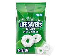 LIFE SAVERS Wint-O-Green Breath Mint Bulk Hard Candy, Party Size, 44.93 oz Bag