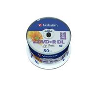 Verbatim 97693 DVD vierge 8,5 Go DVD+R DL 50 pièce(s)