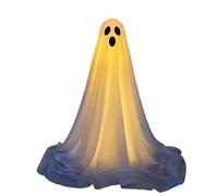 Life Size Light Up Spooky Ghosts - 6ft Height Adjustable Halloween Ghost Decor | Outdoor Ghost Porch Decorations for Pathway, Front Door, Yard, Garden, Lawn, Backyard | Spooky Halloween Outdoor Decor