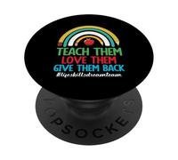 Life Skills Teacher Special Ed Love Them Life Skills Teacher PopSockets PopGrip Adhésif