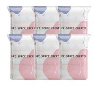 Life Space Creator Storage Bags - Better Life Space Vakuumbeutel, No Pump Vacuum Storage Bags, IPX6, Fast Compression in 3 Seconds, Saves Up to 80% Space, for Clothes, Comforters(6PCS,L)