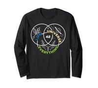 Life Universe Everything 42 Science Mathématique scientifique Manche Longue