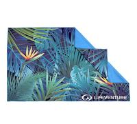 Lifeventure Serviette de voyage Softfibre recyclée – Géante Tropique 150 x 90 cm, séchage rapide