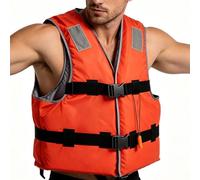 Life Vests | Oxford Cloth, Foam 57x53cm | Adults Water Pool Jacket with Adjustable Strap | Kayak Vest | for Fishing Boating Kayaking Paddleboarding Surf Sailing Rafting Lake River