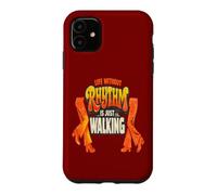 Life Without Rhythm is Just Walking Retro Disco Groove Coque pour iPhone 11