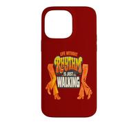 Life Without Rhythm is Just Walking Retro Disco Groove Coque pour iPhone 14 Pro Max