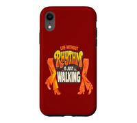 Life Without Rhythm is Just Walking Retro Disco Groove Coque pour iPhone XR