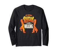 Life Without Rhythm is Just Walking Retro Disco Groove Manche Longue
